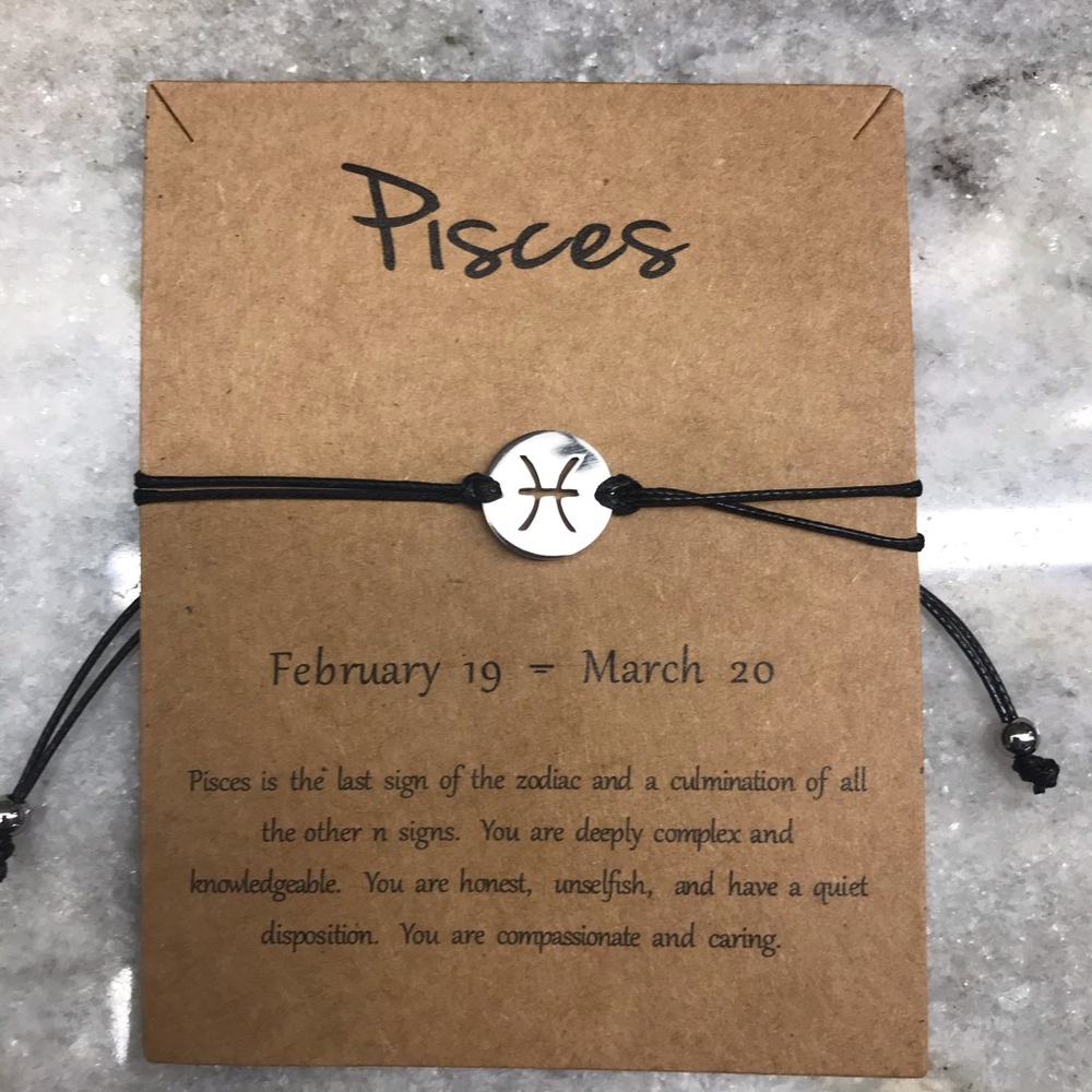 Zodiac Sign Pisces Bracelet